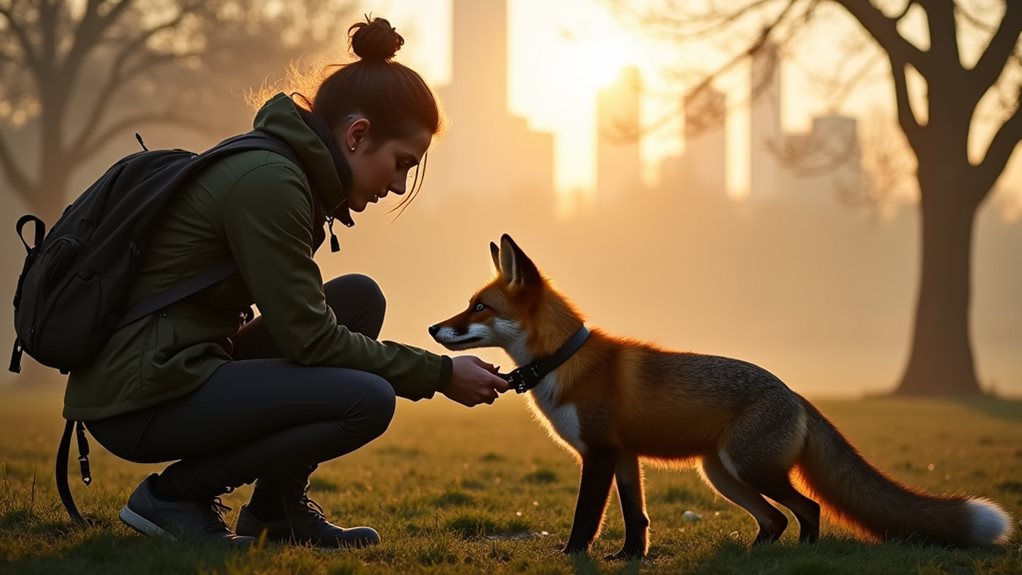 urban fox behavior adaptation
