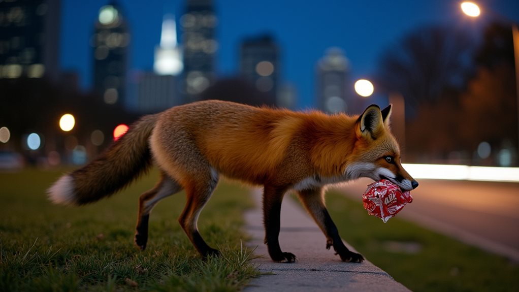 urban fox problem solving skills