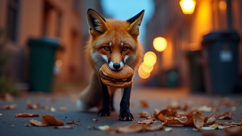 urban foxes adaptive diets