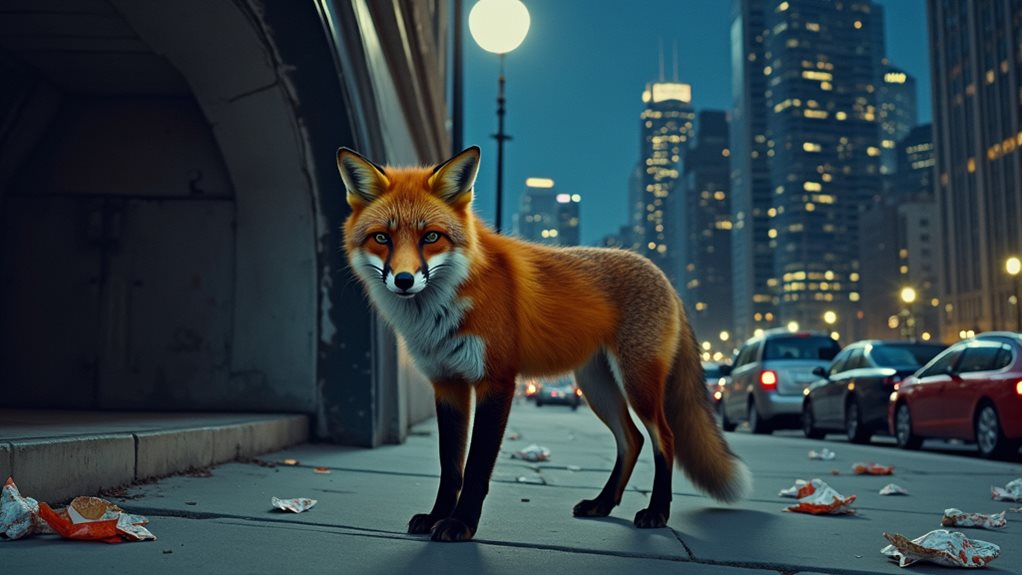 urban foxes thrive adaptively