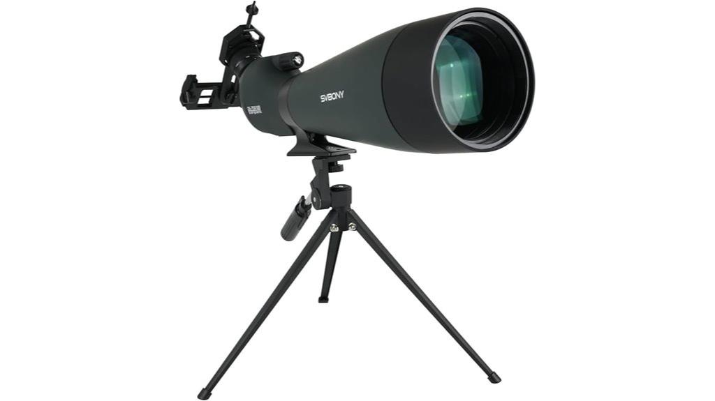 100mm angled spotting scope