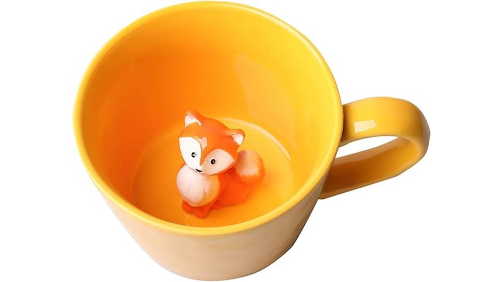 3d animal inside cup