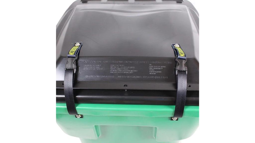 animal deterrent trash lock