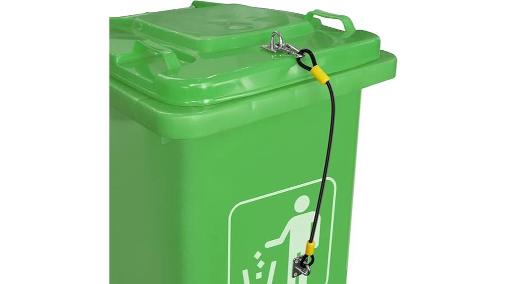 animal proof trash can lock