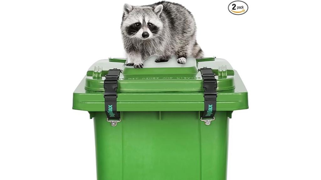 animal proof trash can locks