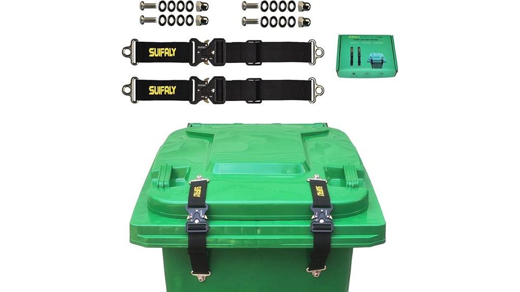 bear proof trash can locks