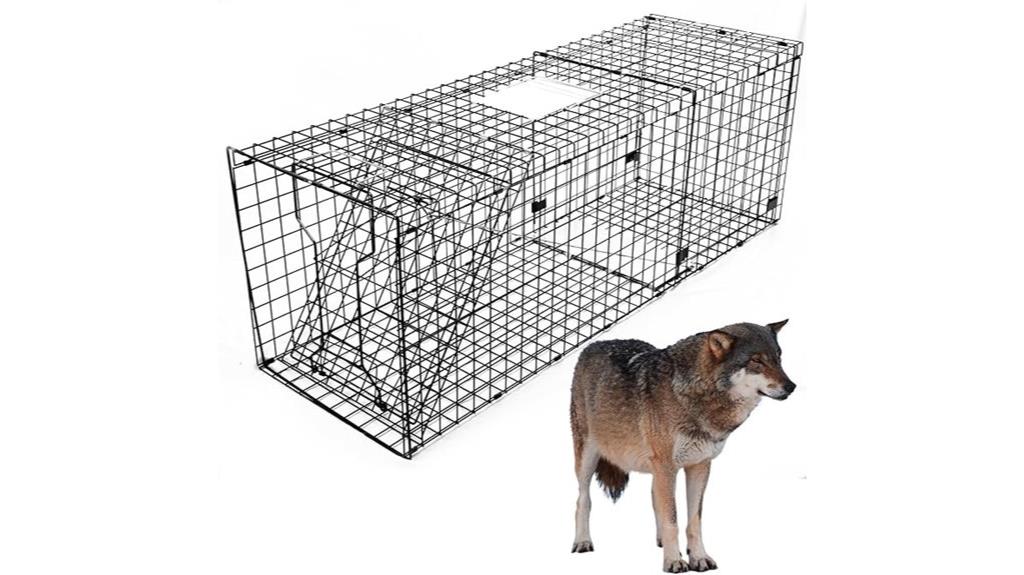 collapsible steel animal trap