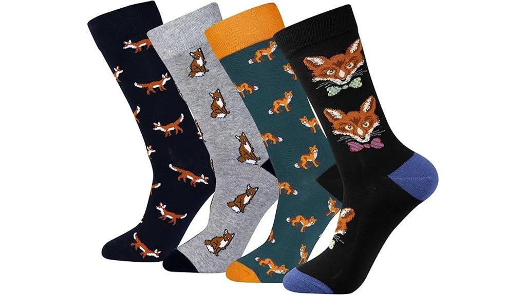 colorful patterned dress socks