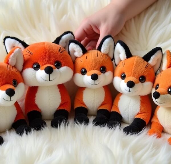 cuddly fox plush toys