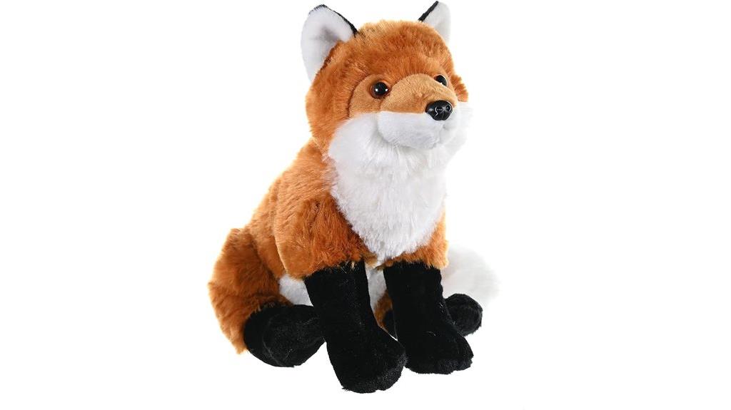 cuddly red fox plush