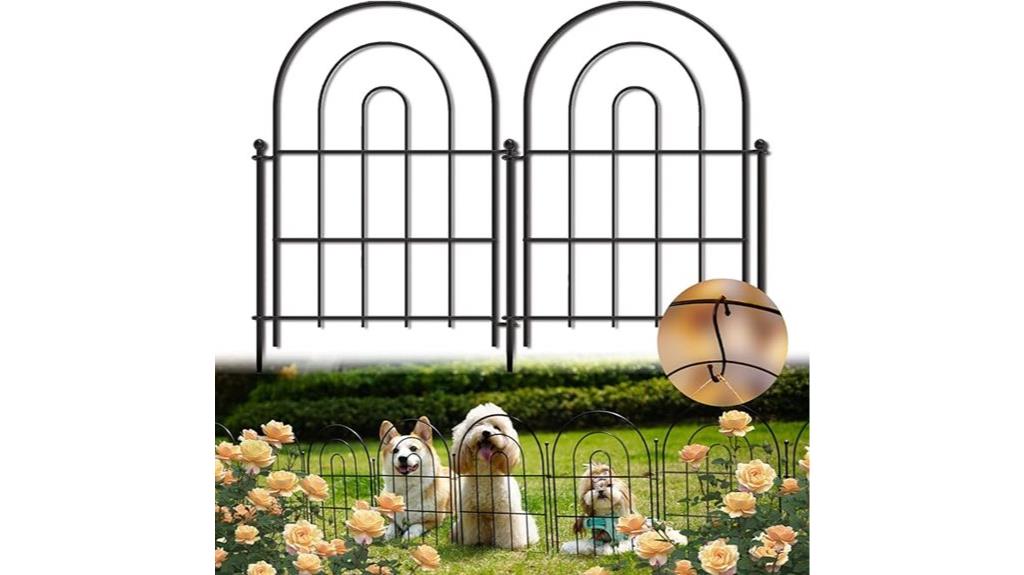 decorative garden fencing panels