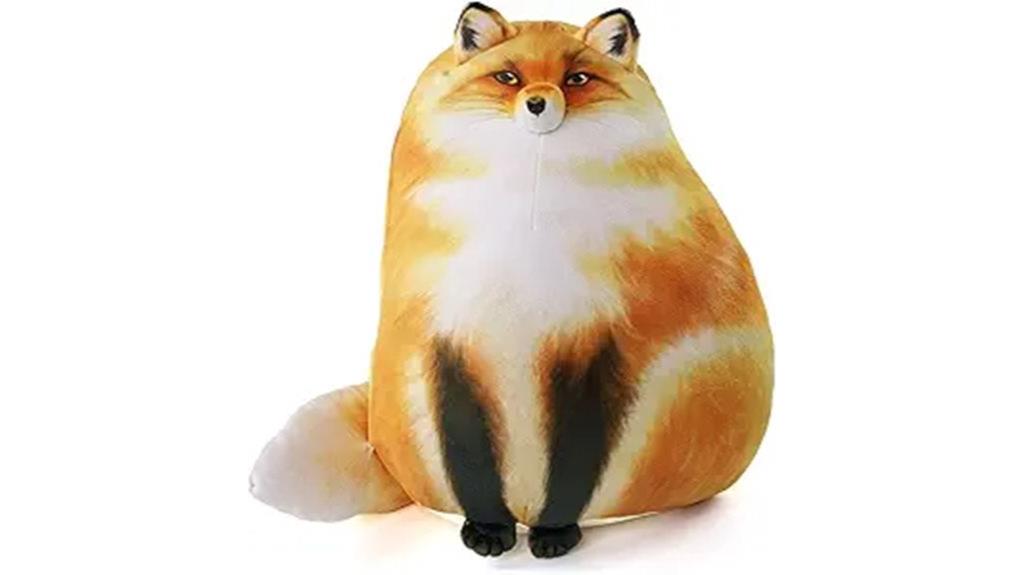 fox plush pillow toy