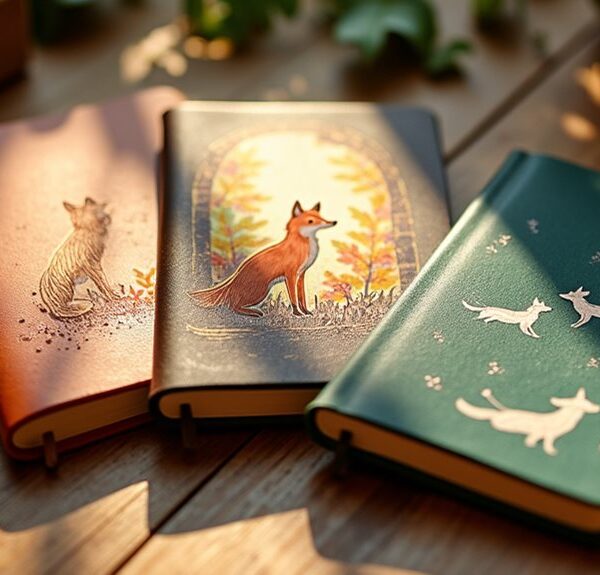 fox themed journals for enthusiasts