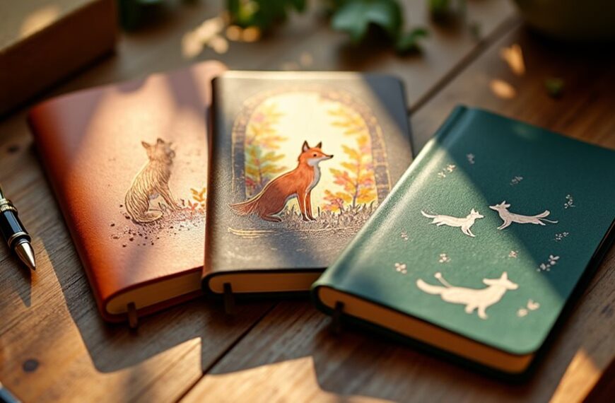 fox themed journals for enthusiasts