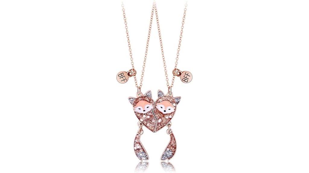 magnetic best friend necklace