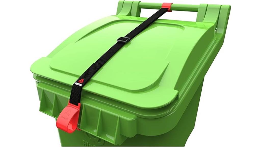 one handed trash can lock