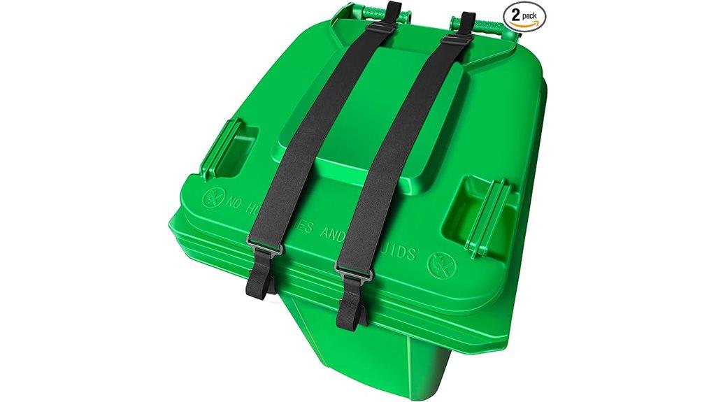 trash can locking straps