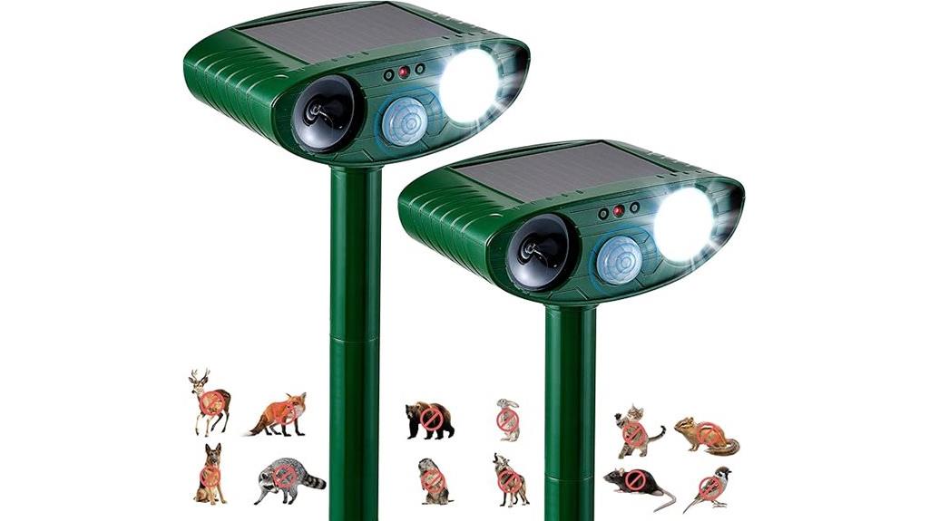 ultrasonic solar animal repeller