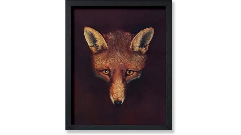 vintage fox art print