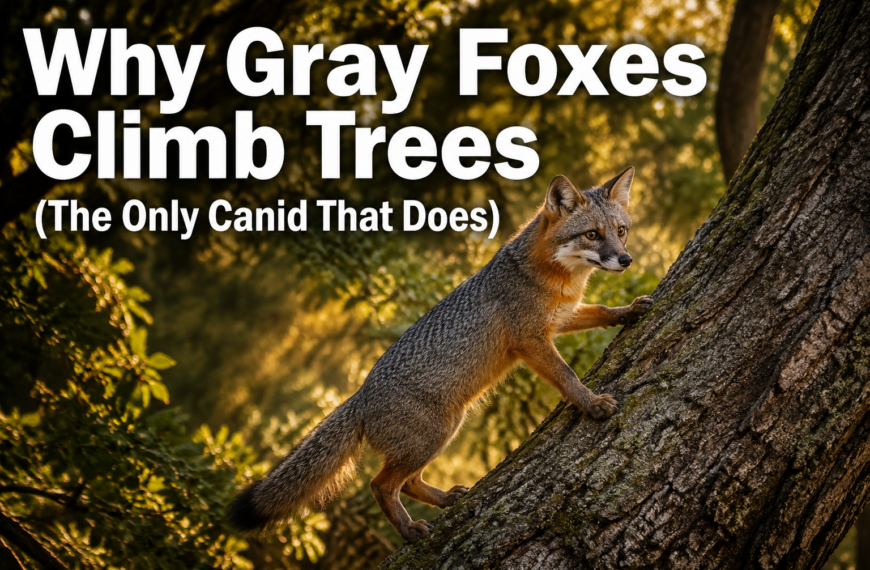 Why Gray Foxes Climb Trees:&hellip;