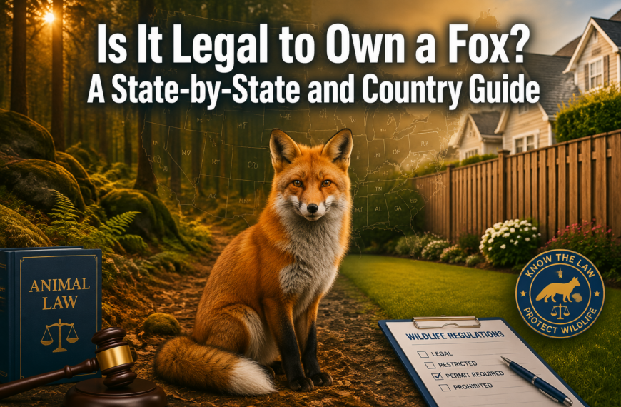 Is It Legal to Own a Fox? A State-by-State and Country Guide